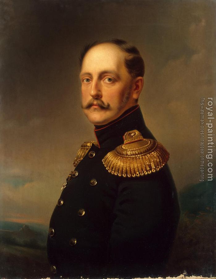 Horace Vernet : Portrait of Emperor Nicholas